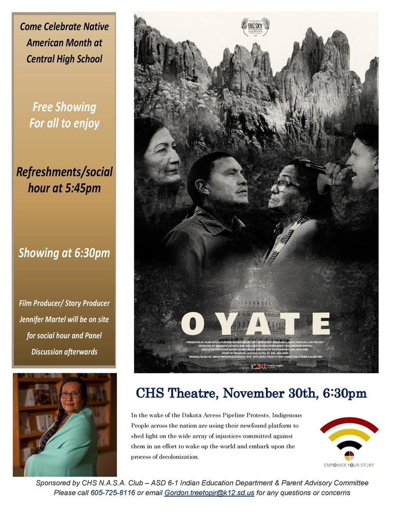 Indian Education Oyate Film Screening