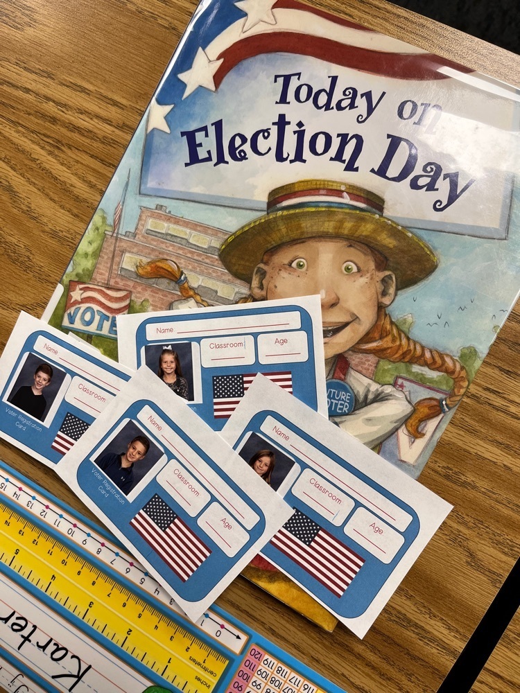 Students are learning about the election process today. 